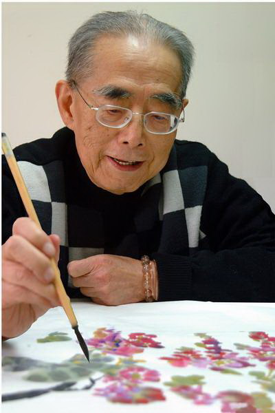 图说：海派书画大师程十发先生是上海美术的高峰